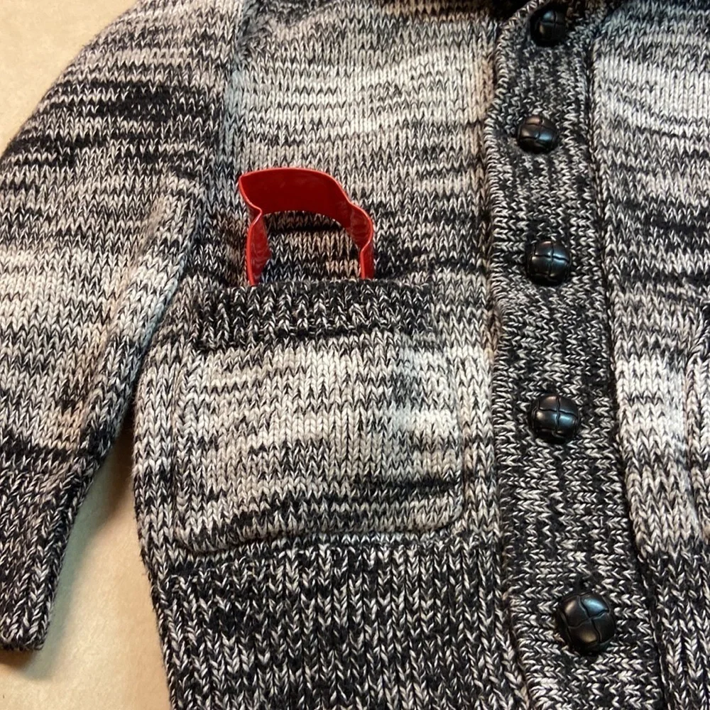 Old Navy Toddler Boy Buttoned Shawl Collar Sweater.